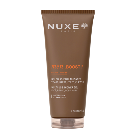 NUXE MEN BOOST душ-гел за лице,брада,коса и тяло 200ml