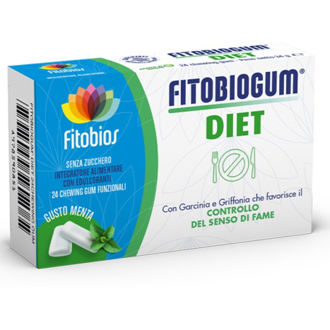 FITOBIOS FITOBIOGUM DIET Appetite control chewing gum (with garcinia cambogia and griffonia) x 24 pieces