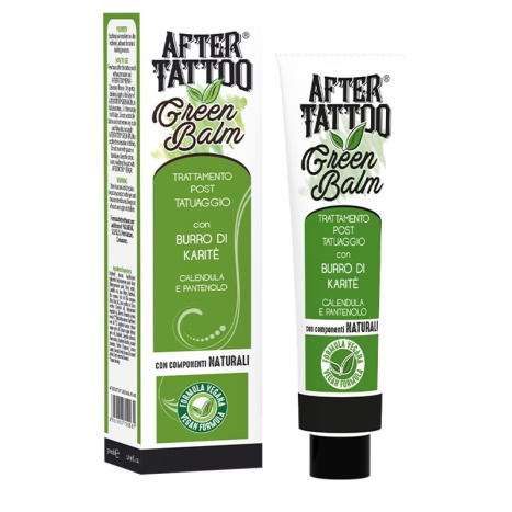 FITOBIOS AFTER TATTOO Green Balm Зелен балсам за татуировки (с масло от шеа, пантенол и невен) x 50 ml