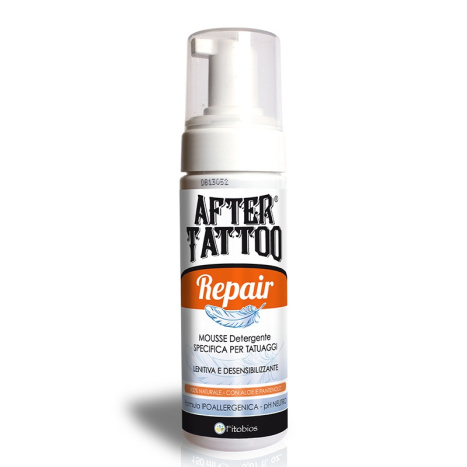 FITOBIOS AFTER TATTOO Repair Почистваща мус пяна за татуировки ( с алое и пантанол) x 100 ml