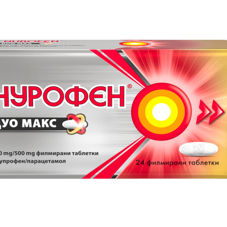 NUROFEN DUO MAX 200mg/500mg x 24 tabl