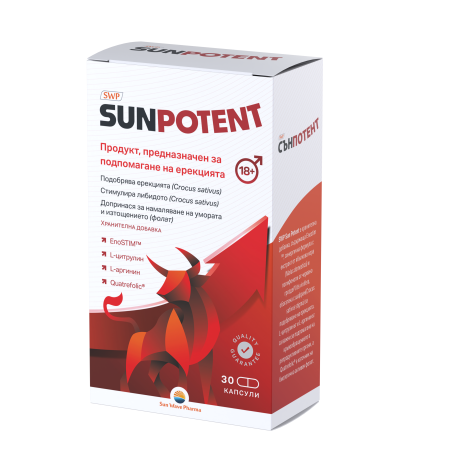 SWP SUNPOTENT to improve potency x 30 caps