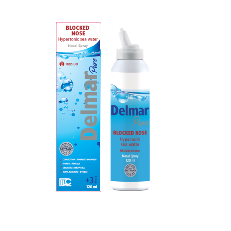 DELMAR Pure stuffy nose hypertonic spray 120ml