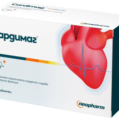 NEOPHARM CARDIMAG for normal cardiovascular and muscle function x 60 tablets