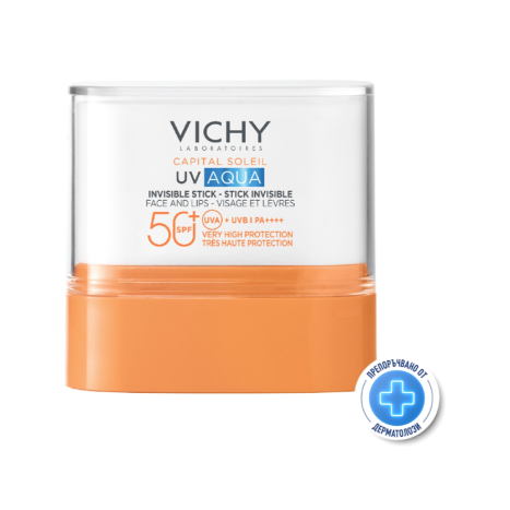 VICHY SOLEIL SPF50+ UV AQUA stick for face and lips 10g