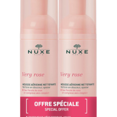 NUXE DUO VERY ROSE Gentle Cleansing Foam 150ml 1+1