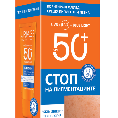 URIAGE BARIESUN SKIN SHIELD флуид против пигментации SPF50+ 40ml