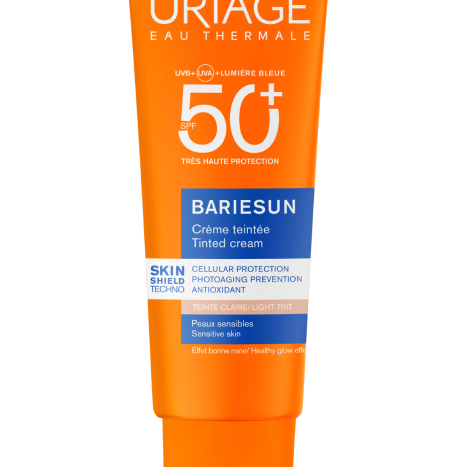 URIAGE BARIESUN SKIN SHIELD тонирана защита за лице SPF50+ светъл 50ml