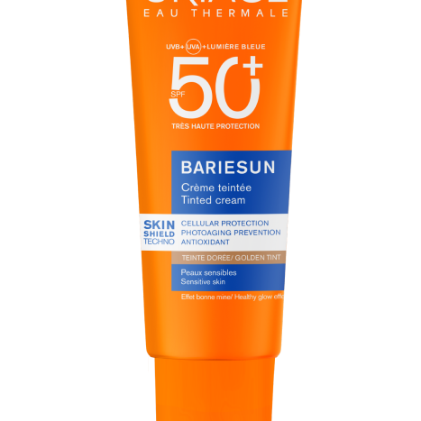URIAGE BARIESUN SKIN SHIELD тонирана защита за лице SPF50+ тъмен 50ml