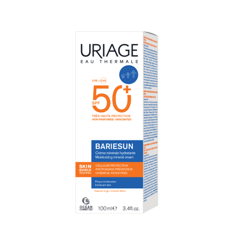 URIAGE BARIESUN SKIN SHIELD минерален крем SPF50+ 100ml