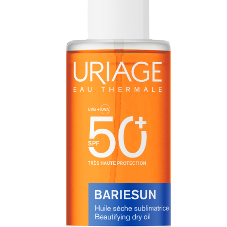 URIAGE BARIESUN SKIN SHIELD разкрасяващо сухо олио за кожа и коса SPF50+ 200ml