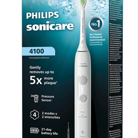 PHILIPS Sonicare електрическа звукова четка бяла HX4041/41