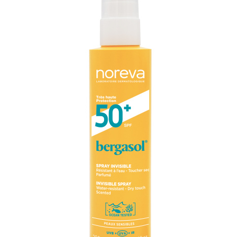 NOREVA BERGASOL SUN INVISIBLE SPRAY SPF50+ sunscreen spray 200ml/P01899