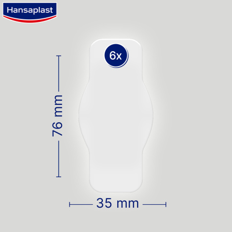 HANSAPLAST HYDROCOLLOID пластир втора кожа S х 10