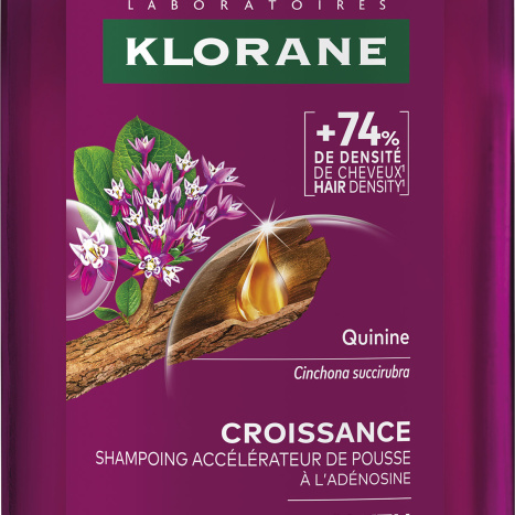 KLORANE Хинин и аденозин шампоан за растеж 400ml