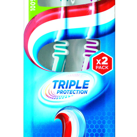 AQUAFRESH DUO PACK EXTRA DENTAL четка за зъби 1+1