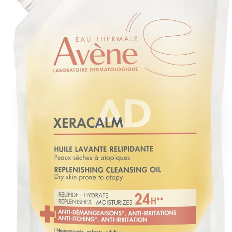 AVENE XERACALM A.D Почистващо релипидиращо олио 400ml екопълнител