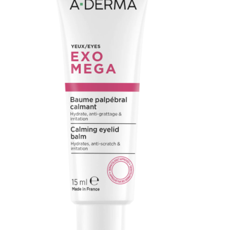 A-DERMA EXOMEGA успокояващ околоочен балсам 15ml