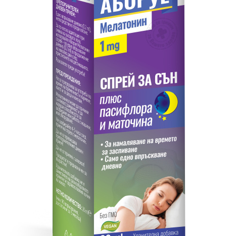 ABO PHARMA ABO RUHE Мелатонин спрей за сън 90 дози