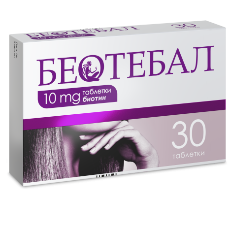 BEOTEBAL biotin against hair loss 10mg x 30 tabl