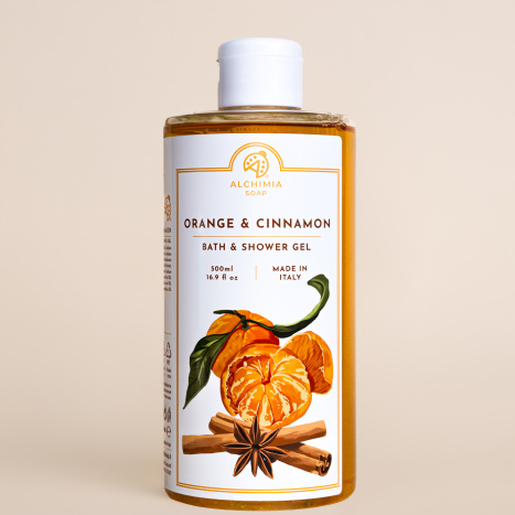 ALCHEMIA BATH & SHOWER GEL КАНЕЛА С ПОРТОКАЛ 500 ml