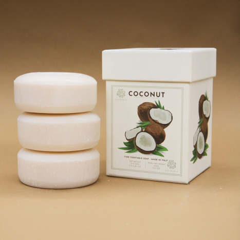 ALCHEMIA SOLID SOAP 3 PCS BOX КОКОС 450 gr