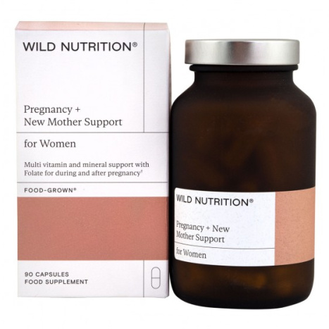 WILD NUTRITION FOOD-GROWN Комплекс Бременност Мултивитаминна формула с минерали x 90 caps