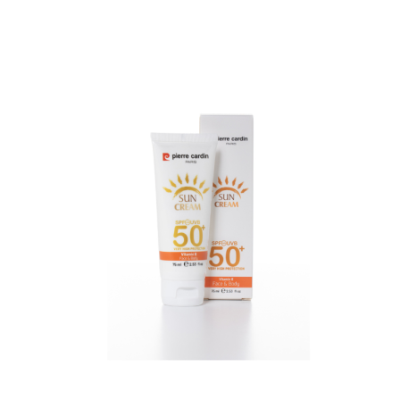PIERRE  CARDIN Слънцезащитен крем лице и тяло 50+ SPF 75 ml