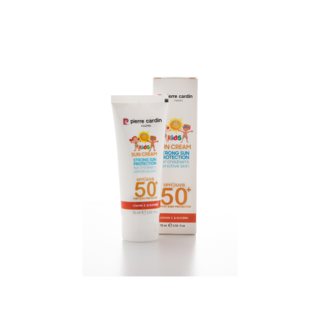 PIERRE CARDIN Слънцезащитен крем за ЧУВСТВИТЕЛНА ДЕТСКА КОЖА 50+ SPF 75 ml