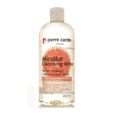 PIERRE CARDIN Млицеларна вода за лице РОЗОВ ГРЕЙПФРУТ И  ВИТАМИН С 400 ml