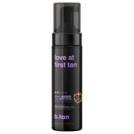 B.TAN STM Мус автобронзант love at first tan ПО-ТЪМЕН 200 ml