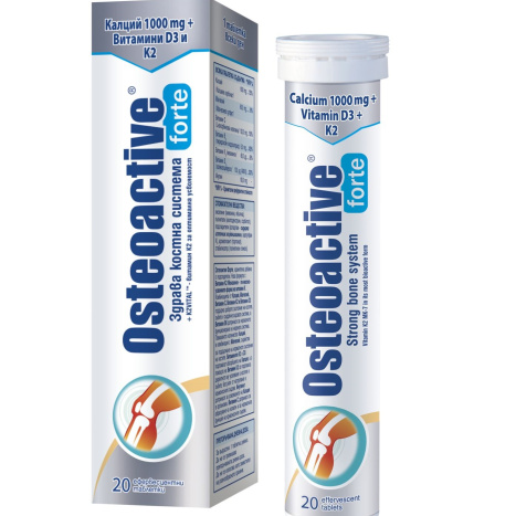 OSTEOACTIVE FORTE + D3 + K2 for healthy joints x 20 eff tabl