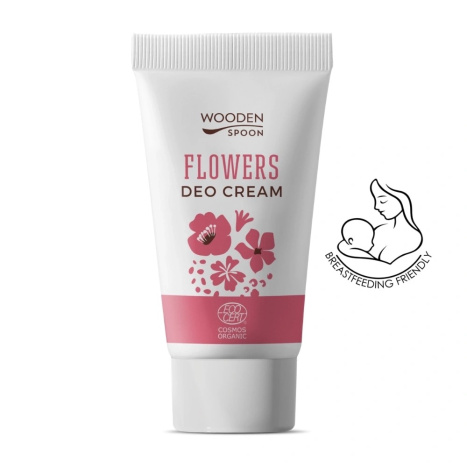 WOODEN SPOON Био крем дезодорант Flowers 40 ml
