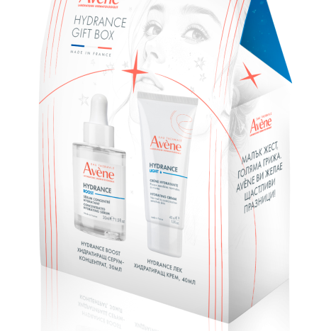 AVENE PROMO HYDRANCE лек хидратиращ крем 40ml + HYDRANCE BOOST серум-концентрат 30ml
