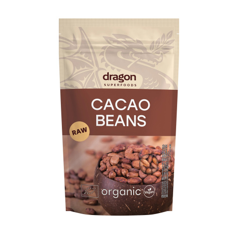 DRAGON SUPERFOODS Какаови зърна цели 200g