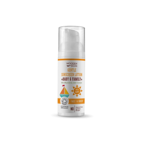 WOODEN SPOON Слънцезащитен крем 30 SPF, - invisible zinc * нова формула 50 ml