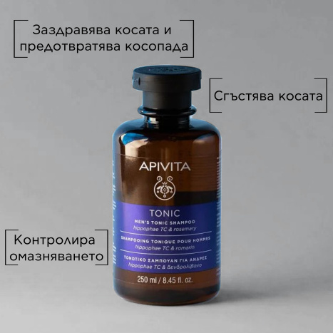 APIVITA Tonic-shampoo for men 250ml