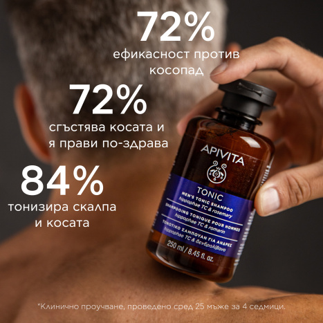 APIVITA Tonic-shampoo for men 250ml