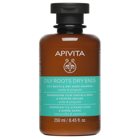 APIVITA Shampoo for oily scalp and dry hair ends 250ml