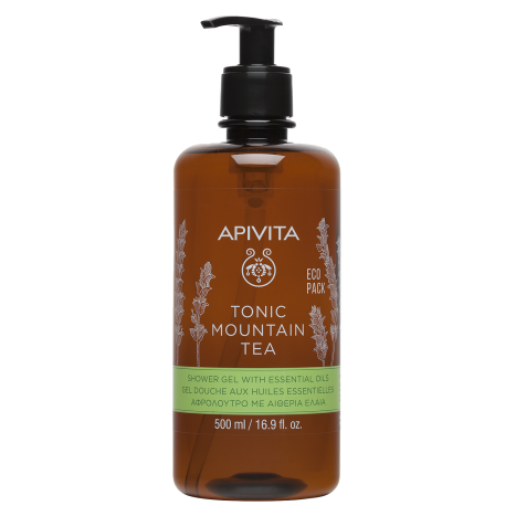 APIVITA Toning shower gel with mountain tea 500ml