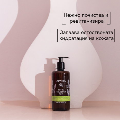 APIVITA Toning shower gel with mountain tea 500ml