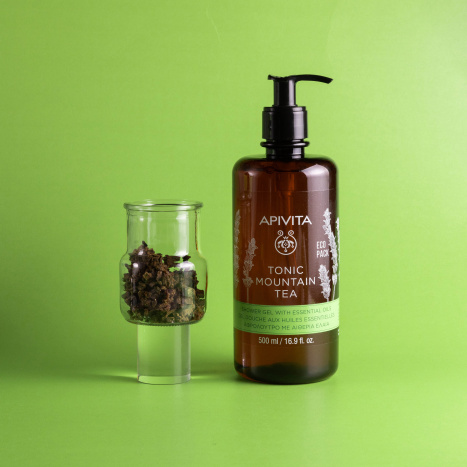 APIVITA Toning shower gel with mountain tea 500ml