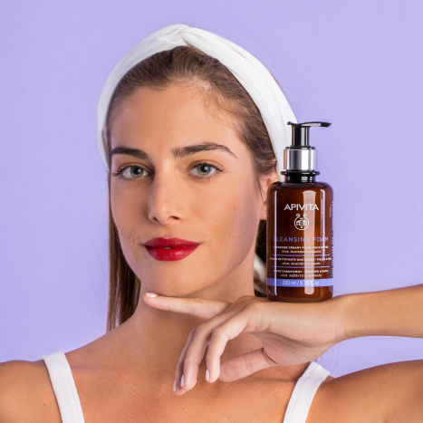 APIVITA Почистваща пяна лице и околоочен контур 200ml