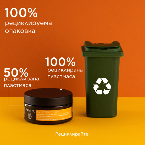 APIVITA Подхранваща и възстановяваща маска за коса 200ml