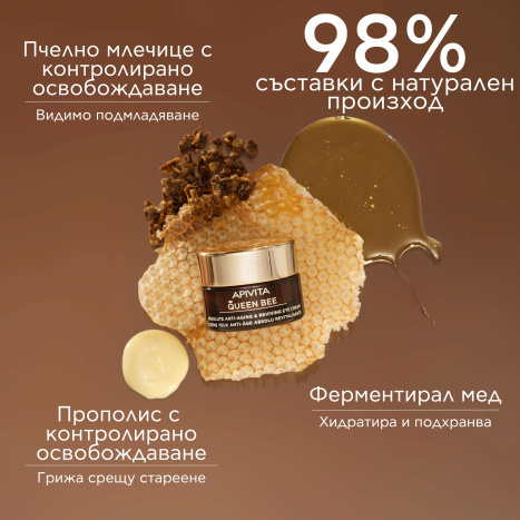 APIVITA QUEEN BEE EYE Околоочен крем 15ml New