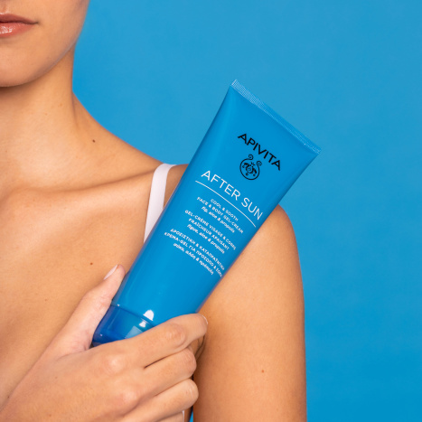 APIVITA AFTER SUN Успокояващ и охлаждащ гел-крем за след слънце 200ml