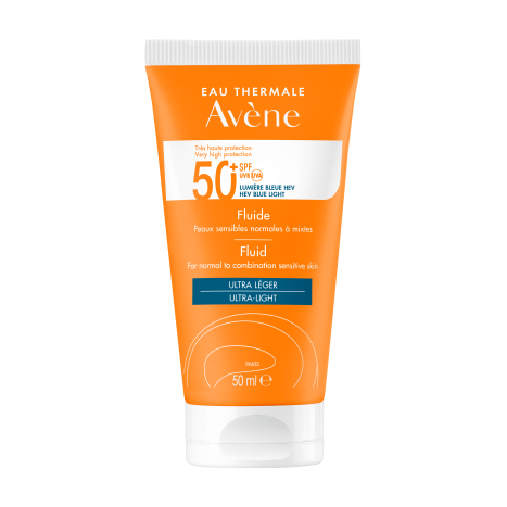 AVENE SUN SPF50+ слънцезащитен флуид много висока защита 50ml