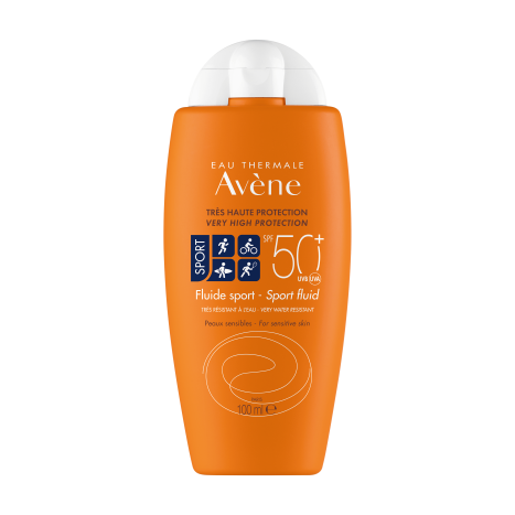 AVENE SUN FLUID SPORT SPF50+ fluid with very high sun protection 100ml
