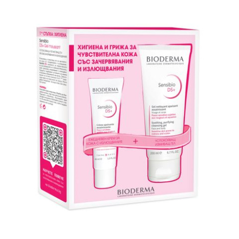 BIODERMA PROMO SENSIBIO DS soothing cleansing gel 200ml + soothing cream 40ml