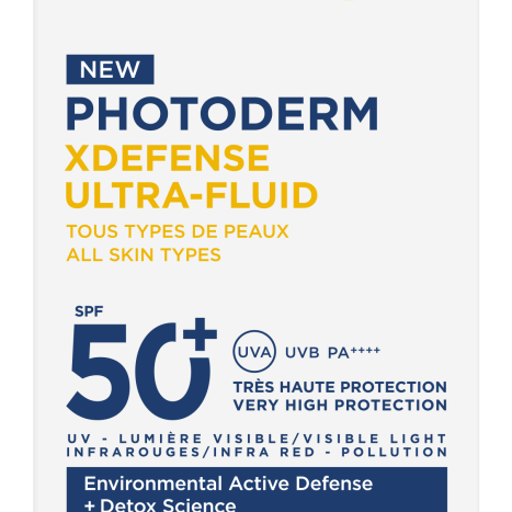 BIODERMA PHOTODERM XDEFENCE SPF50+ слънцезащитен ултрафлуид за лице неутрален 40ml